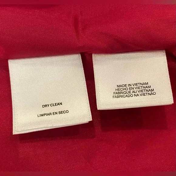 Anne Klein Zip Fully Lined Collarless CareerJacket Breton Red Women's 10 NWOT - Picture 6 of 8